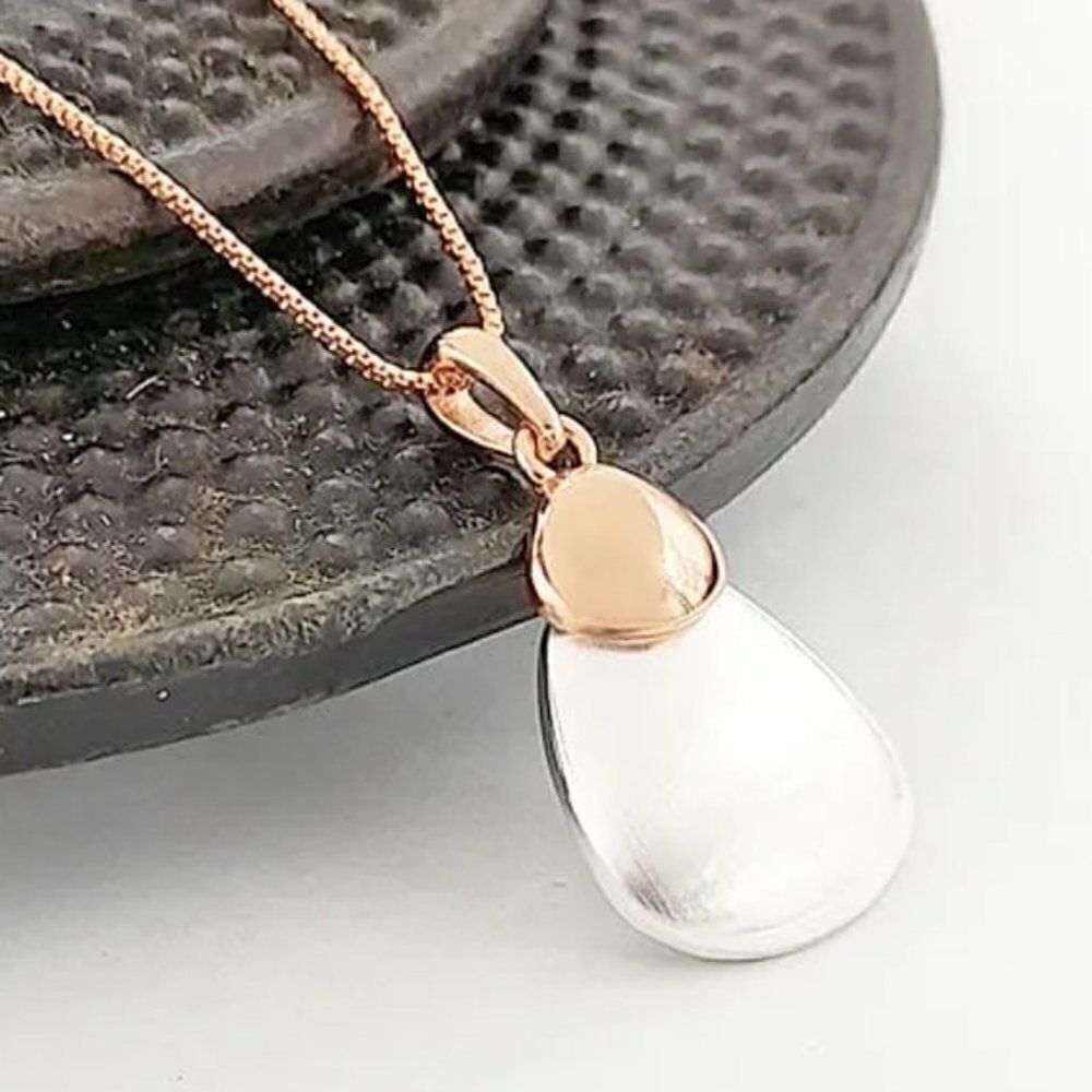 Ladies Gold Silver Necklace 